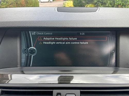 left low beam malfunction bmw