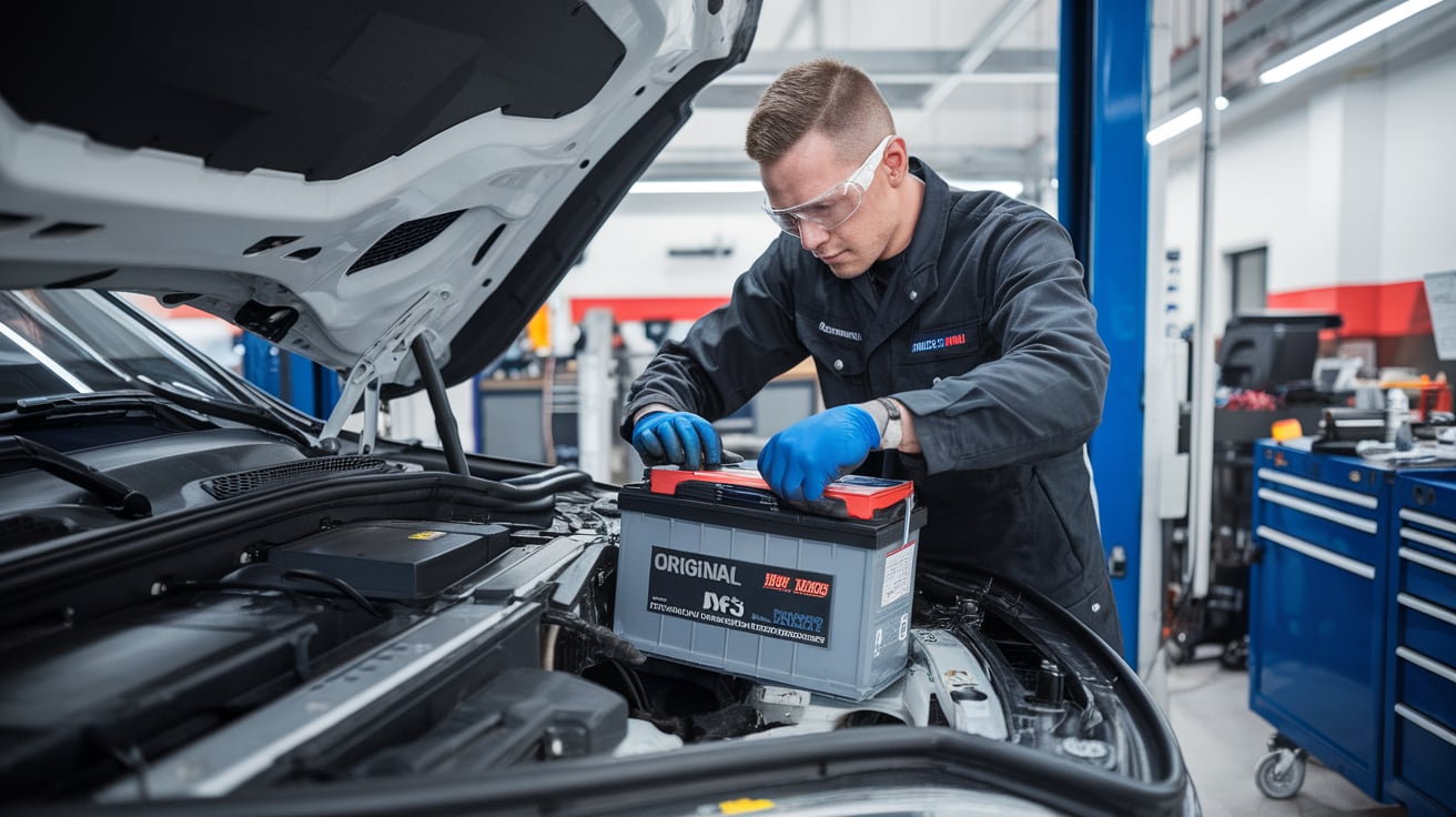 BMW battery change